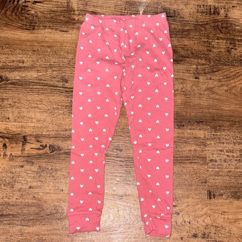 Carter's White and Pink Horse Pajama Set